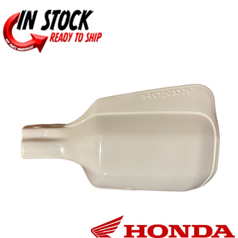 HONDA LEFT HANDGUARD SPLASH GUARD KNUCKLE 2009-2024 XR650L (ROSS WHITE) OEM